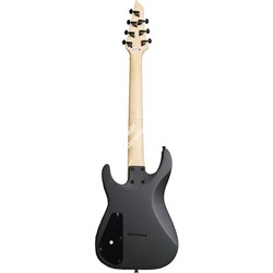 JACKSON JS22-7 DINKY SATIN BLACK семиструнная электрогитара, цвет чёрный матовый - фото 42726