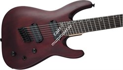 JACKSON X Series Dinky Arch Top DKAF8 MS, Dark Rosewood, Stained Mahogany электрогитара 8 стр., мультимензурная, цвет багро - фото 42752