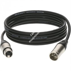 KLOTZ GRG1FM05.0 GREYHOUND готовый микрофонный кабель, никелированные разъемы Klotz XLR мама XLR папа, длина 5 м - фото 43679