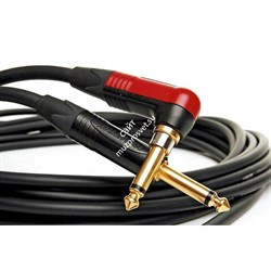 KLOTZ TIR-0450PSP TITANIUM готовый инструментальный кабель 4.5м, джек моно Neutrik - джек моно Neutrik 'silent' угловой, - фото 43692