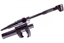 AKG C518M микрофон для ударных инструментов с креплением на обод, кардиоидный, XLR-разъём с адаптером фант. питания - фото 44243