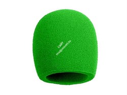 SHURE A58WS-GRN поролоновая ветрозащита для микрофонов PG48/58, SM48/58, Beta58A, 565SD (зеленая) - фото 44279