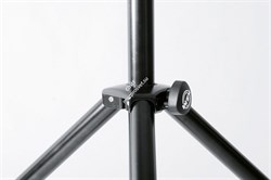 K&M 21460-009-55 стойка для акустической системы, диаметр 35мм, высота от 1375 до 2185 мм, алюминий, черная - фото 44544