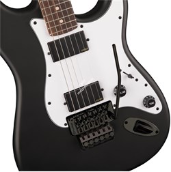 Fender Squier Contemporary Active Stratocaster HH, Flat Black Электрогитара, активные звукосниматели HH, Floyd Rose, черная - фото 44682