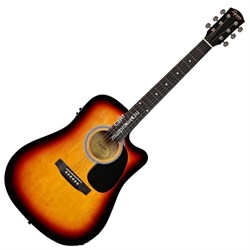 Fender Squier SA-105CE Dreadnought Sunburst W/Fishman Preamp электроакустическая гитара - фото 44741