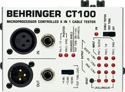 Behringer CT100 Микропроцессорный универсальный тестер для диагностики и отстройки звукового оборудования - фото 45225