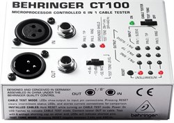Behringer CT100 Микропроцессорный универсальный тестер для диагностики и отстройки звукового оборудования - фото 45226