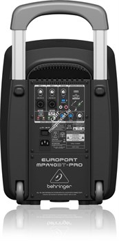 Behringer MPA40BT-PRO портативная акустическая система, 40 Вт, 8" вуфер и 1" твитер, Bluetooth, выдвижная ручка и колесики, аккумулятор - фото 45252