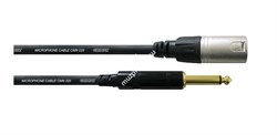 Cordial CCM 10 MP микрофонный кабель XLR male/джек моно 6.3мм, 10.0м, черный - фото 45528