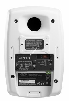 Genelec 4030CW активная 2-полосная АС, НЧ 5" 50Вт, ВЧ 0.75" 50Вт. Вход: Euroblock 10кОм, балансный. Настенное крепление в комплекте. Макс. SPL 104 дБ, 47Гц-25кГц (±6 дБ). Кроссовер 3кГц. Габариты (ВхШхГ): 285х189х178мм. Вес 4.9кг. Белая - фото 45687