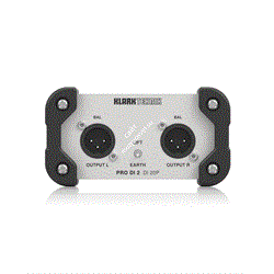 KLARK TEKNIK DI 20P дибокс пассивный, двухканальный, входы небалансные Jack, сквозные выходы Jack, трансформаторные выходы XLR - фото 45730