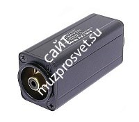 Neutrik NA2M-D0B-TX адаптер-переходник с трансформаторной развязкой, RCA Female «мама» с черным изолятором -> 3-контактный XLR Male «папа» - фото 45817