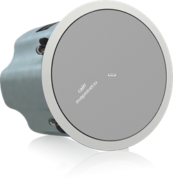 Tannoy CMS 803DC Q АС для высоких потолков с технологией Dual Concentric, 8", 47-30000Гц (+/-3дБ), коническая направленность 60 град., 16Ом 90/180/360Вт, 70/100В до 60Вт, 93дБ/1Вт/1м, установочное отверстие 295мм, диаметр 319мм, глубина 327,7мм, вес 8,5кг - фото 45921