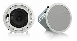 Tannoy CMS 603ICT BM Потолочная АС с технологией ICT, 6,5", 78-22000Гц (+/-3дБ), коническая направленность 90 град., 16Ом 60/120/240Вт, 70/100В до 60Вт, 91дБ/1Вт/1м, установочное отверстие 253мм, диаметр 274мм, глубина 273,8мм, вес 5,41кг, белый - фото 45927