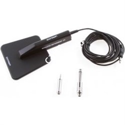 AKG SOUND GRABBER II микрофон граничного слоя конденсаторный всенаправленный, разъём 3,5мм джек, питание батарейки ААА, частотный диапазон 50-16000Гц, чувствительность 20мВ/Па, сигнал/шум 73дБ-А, кабель 4,6м, цвет чёрный - фото 48582