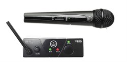 AKG WMS40 Mini Vocal Set вокальная радиосистема BD US45B с приёмником SR40 Mini и ручным передатчиком с капсюлем D88 - фото 48696