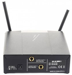 AKG WMS40 Mini2 Mix Set радиосистема US45AC с приёмником SR40 Mini Dual, 1 портативным и 1 ручным передатчиками, в комплекте 2 гитарных шнура MKG L - фото 48720