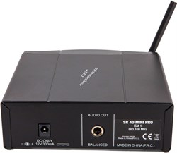 AKG WMS40 Mini Instrumental Set инструментальная радиосистема BD US25A с приёмником SR40 Mini и портативным передатчиком PT40 Mini, в комплекте гитарный шнур MKG L - фото 48734