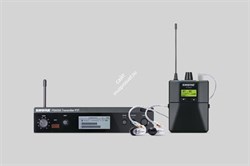 SHURE P3TERA215CL K3E беспроводная система персонального мониторинга PSM300 с наушниками SE215, частоты 606-630 MHz - фото 54660