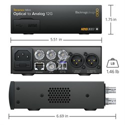 Blackmagic Teranex Mini - Optical to Analog 12G - фото 55387