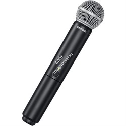 SHURE BLX1288E/W85 M17 662-686 MHz двухканальная радиосистема с петличным микрофоном WL185 и ручным передатчиком SM58 - фото 57795
