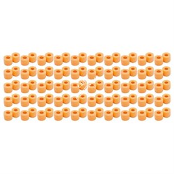 SHURE EAORF2-100L оранжевые ушные вставки для всех наушников 100 шт. - фото 58252