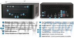 Sonnet Echo 15 Thunderbolt Dock, Blu-Ray Disc Player, 0TB - фото 58941