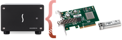 Sonnet Echo Express SE 10 Gigagit Ethernet Thunderbolt Expansion Chassis with SR Fibre SFP+ - фото 58971