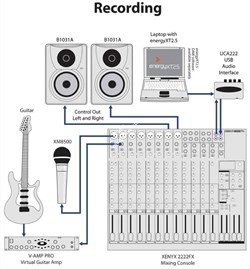 BEHRINGER B1030A активный 2-х полосный студийный монитор, 5,25' кевларовый диффузор, bi-amp, 75 Вт - фото 59356