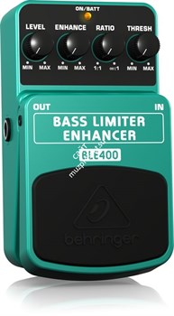 BEHRINGER BASS LIMITER ENHANCER BLE400 педаль для бас-гитары, Limiter/Enhancer - фото 59396
