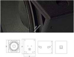 SV118S Сабвуфер 1x18" 800 Вт RMS/FANE - фото 59480