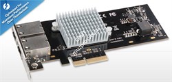 Sonnet Presto 10GBASE-T Ethernet 2-Port PCIe Card (Thunderbolt compatible) - фото 59792