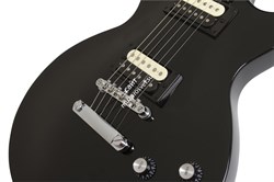EPIPHONE LES PAUL STUDIO LT Ebony Электрогитара, цвет черный, фурнитура хром - фото 60532