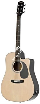 Fender Squier SA-105CE Dreadnought NAT W/Fishman Preamp электроакустическая гитара - фото 63342