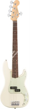FENDER AM PRO P BASS V RW OWT бас-гитара American Pro Precision Bass V, цвет олимпик уайт, палисандровая накладка грифа - фото 63514