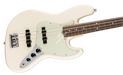 FENDER AM PRO JAZZ BASS RW OWT бас-гитара American Pro Jazz Bass, цвет олимпик уайт, палисандровая накладка грифа - фото 63537