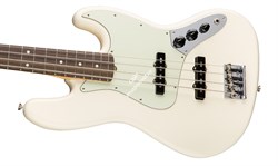 FENDER AM PRO JAZZ BASS RW OWT бас-гитара American Pro Jazz Bass, цвет олимпик уайт, палисандровая накладка грифа - фото 63538