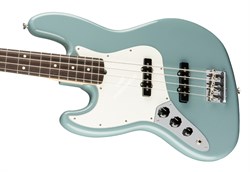 FENDER AM PRO JAZZ BASS LH RW SNG бас-гитара American Pro Jazz Bass, леворукая, цвет соник грэй, палисандровая накладка грифа - фото 63575