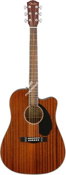 FENDER CD-60SCE ALL MAH электроакустическая гитара, красное дерево, массив, цвет натуральный - фото 63662