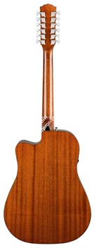 FENDER CD-60SCE-12 NAT электроакустическая гитара 12 струнная, топ - массив ели, цвет натуральный - фото 63666