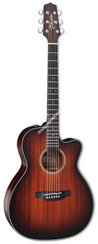 TAKAMINE CP771MC SB электроакустическая гитара типа ORCHESTRA MODEL CUTAWAY с кейсом, цвет - санбёрст, верхняя дека - массив мах - фото 63776