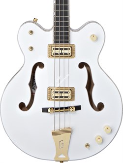 Gretsch G6136LSB White Falcon™ Bass, 34' Scale, Ebony Fingerboard, White Бас-гитара полуакустическая, цвет белый - фото 63789