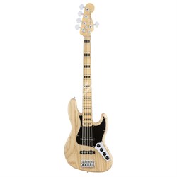 FENDER AM PRO JAZZ BASS 5 String, Ash , Maple Fingerboard, Natural бас-гитара Jazz Bass 5 стр., ясень, цвет натуральный - фото 64172