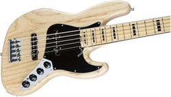 FENDER AM PRO JAZZ BASS 5 String, Ash , Maple Fingerboard, Natural бас-гитара Jazz Bass 5 стр., ясень, цвет натуральный - фото 64173