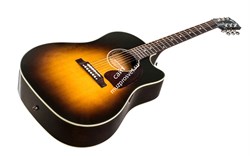 GIBSON 2018 J-45 Cutaway Vintage Sunburst гитара электроакустическая - фото 64217