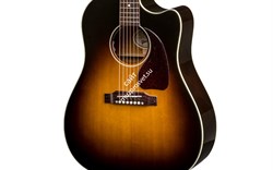 GIBSON 2018 J-45 Cutaway Vintage Sunburst гитара электроакустическая - фото 64218
