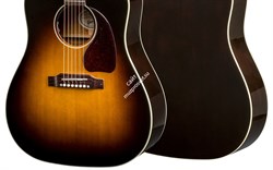 GIBSON 2018 J-45 Cutaway Vintage Sunburst гитара электроакустическая - фото 64220