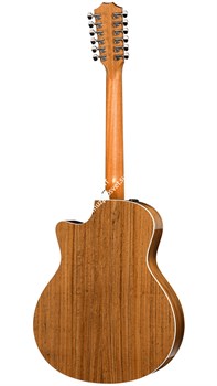 TAYLOR 456ce 400 Series, гитара электроакустическая двенадцатиструнная, форма корпуса Grand Symphony, кейс - фото 64521