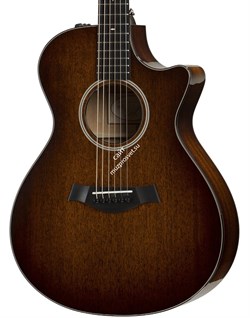 TAYLOR 522ce 500 Series, гитара электроакустическая, форма корпуса Grand Concert, кейс - фото 64553