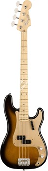 Fender American Original '50s Precision Bass®, Maple Fingerboard, 2-Color Sunburst Бас-гитара с кейсом, цвет 2х цветный санберст - фото 64773